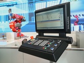 MABI Robotic MAX100 Siemens Stand Hannover Messe 2018 Steuerung Sinumerik 840d sl