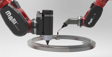 Fräsen und Schweissen mit dem MAX100 CNC Roboter | MABI Robotic AG